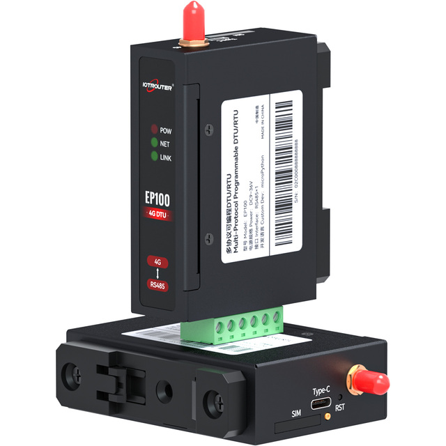 Industrial Grade Datalogger with RS485 Serial Port Encrypted Data Transmission DTU Module MQTT Protocol