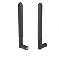 Antenne WIFI pliable omnidirectionnelle double bande 2,4 GHz 5,8 GHz 2400-2500/5150-5850 MHz en caoutchouc