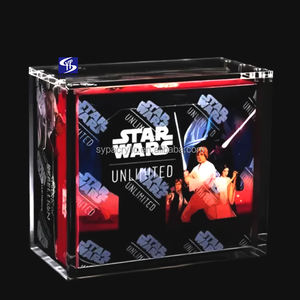 Espositore in Acrilico Trasparente Personalizzato SYP per Scatole Booster di <span class=keywords><strong>Star</strong></span> <span class=keywords><strong>Wars</strong></span> Unlimited, Custodia Protettiva UV - Product Image 1