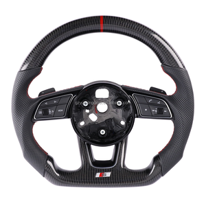 <span class=keywords><strong>Volant</strong></span> en fibre de carbone avec palettes de changement de vitesse pour Audi A4L B9 - Product Image 4