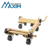 Chariot de positionnement de véhicule Dolly Car Skate avec vérin hydraulique à pompe manuelle pour levage de pneus