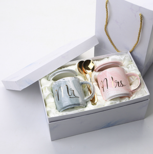 Juego de Regalo de Navidad de Lujo Corporativo 2022, Juego de Regalo de Mármol para Boda, Recuerdo para Damas de Honor, Regalo para <span class=keywords><strong>Parejas</strong></span>, Taza, Caja de Regalo, Bolsa para Boda - Product Image 3