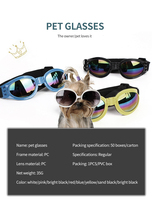 Lunettes de soleil personnalisables anti-UV pour chien, accessoires de vêtements pour animaux de compagnie, faciles à porter, été, hiver et printemps, lunettes de ski pour chats