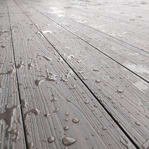 SHENGCHENG - Tarima de Madera y Plástico Resistente a los Rayos UV e Impermeable, Antideslizante, para Terrazas Exteriores, Tarima de WPC Coextruido - Product Image 4