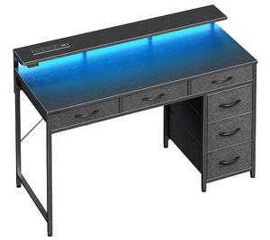 Bureau d'ordinateur en métal à prix abordable, avec tiroir, idéal pour la maison, la lecture et l'étude - Vente chaude - Product Image 1