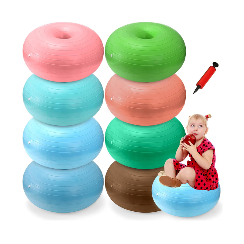 Wholesale 42cm Dragon Apple PVC Yoga Ball for Kids Exercise Sports Fitness Ball