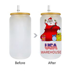Vasos de Vidrio para Sublimación de 12 oz, 16 oz y 20 oz, en Forma de Lata, para Vinilo, desde Almacén en China - Product Image 4