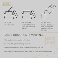 Théière en céramique design personnalisé avec poignée en bois coffret cadeau avec tasse-Vente en gros depuis l'usine de la Chine pour le café et le thé