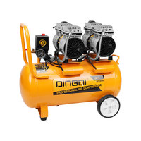 Compresseur d'air électrique industriel sans huile DingQi 0,8 Mpa 50 L 1600 W haute pression