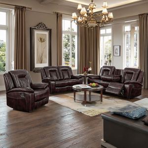 Europe Trend Electric Recliner Sofa Set New Design Modern 6-Seater for Living Room Home Furniture with <b>Corner</b> Recliner 6 Seats - Product Image 1