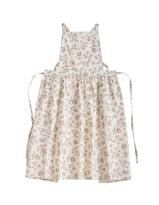 Tablier de cuisine en coton et lin floral imperméable en coton pur, vente en gros d'usine MS7, commerce extérieur transfrontalier - Product Image 4