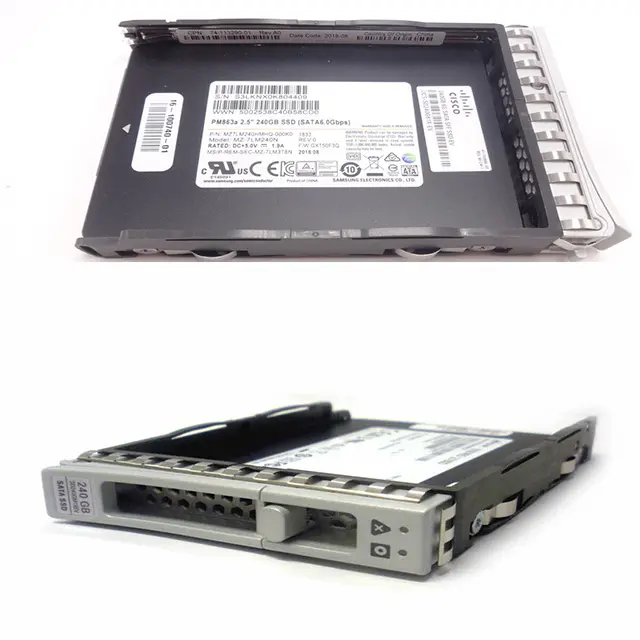 새로운 오리지널 UCS-SD240G0KHY-EV 240GB 2.5 6G SATA SSD UCS-SD240GBMS4-EV UCS-SD240G61X-EV