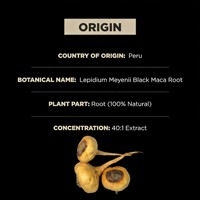 Amazon se spécialise dans le MACA, extrait de maca de haute qualité pour adultes, complément de palmier nain, maca noire, 60 capsules pour homme