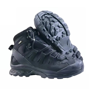 TSB1 Green Khaki Tactical <b>Hiking</b> <b>Boots</b> Waterproof Outdoor Ankle Shoes Durable All Seasons Leather Construction - Product Image 3
