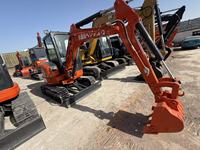 Miniexcavadoras U35/U40/U55 de 3 Toneladas, Usadas, Modelo 2024, Capacidad de Cucharón de 0.22m, 34.1KW, Japón