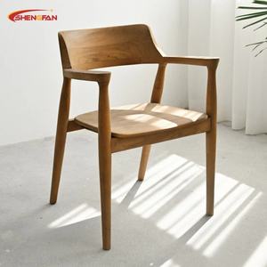 Silla de Comedor de Madera Maciza Tapizada en <span class=keywords><strong>Cuero</strong></span> de Lujo, Estilo Nórdico, para Hogar, Restaurante, Cafetería, Muebles Comerciales, Juego de Mesa - Product Image 3