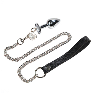 Plug Anal Metálico con Cola de Zorro y Cuentas para Mujer, Equipo de Bondage para Jardín, Productos Sexuales para Adultos - Product Image 2