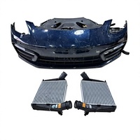 Ensemble complet de pare-chocs avant, kit complet de pare-chocs avant, compatible avec Panamera 971 2017-2024, ensemble de remplacement de pare-chocs d'origine avec calandre