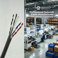 Cable de Red HSYV XINQIAO Cat5e/Cat6 |   Cable Ethernet de Alta Velocidad con Conductor de Cobre Sólido para LAN y Centros de Datos