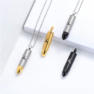 قلادة جرة للرماد المدلاة رماد الغزلان قلادة للرماد تذكارات من أجل الرماد - Product Image 5