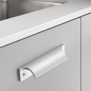 Aluminum Alloy Door Handle 5607 Minimalist Design For Window <b>Wardrobe</b> Easy Installation - Product Image 3