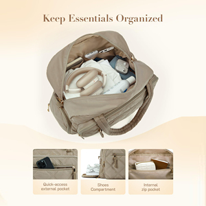 Bolsa de <span class=keywords><strong>Viaje</strong></span> Pequeña para <span class=keywords><strong>Mujer</strong></span>, Bolsa de Gimnasio, Bolsa de <span class=keywords><strong>Viaje</strong></span> para Fin de Semana, Bolsa de Mano Acolchada, Bolsa de <span class=keywords><strong>Viaje</strong></span> para Avión con Compartimento para Artículos de Aseo y Zapatos - Product Image 2