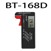 AA AAA Indicateur de capacité de la batterie 18650 Testeur de niveau de batterie au lithium Volt Monitor Detector Storage Box Holder Case