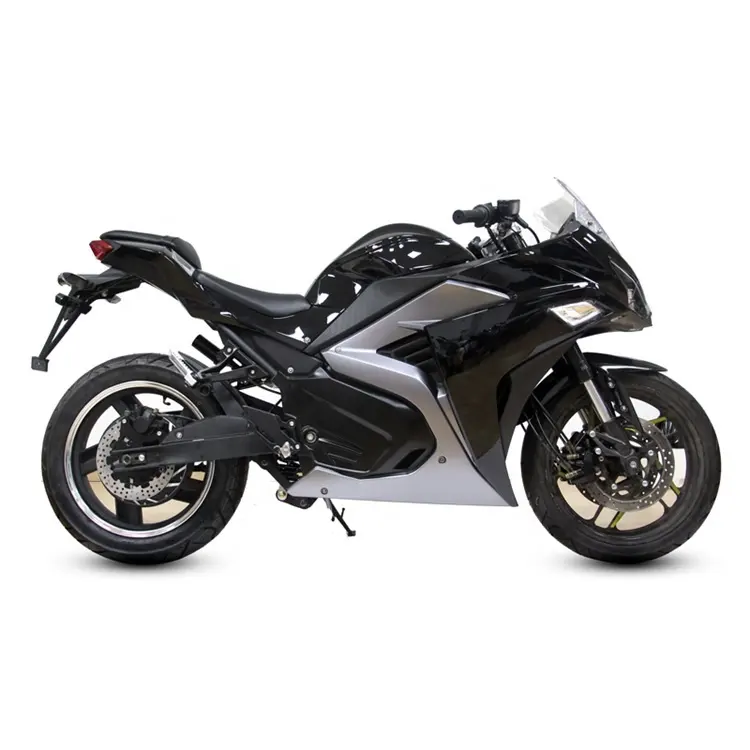 Sepeda Motor Balap Listrik Kecepatan Tinggi, 3000W 250cc 400cc Sepeda Motor Skuter Listrik untuk Saku Dewasa