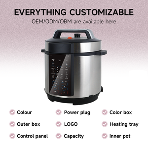 高品质豪华多功能电压力锅 12 合 1 6 升不锈钢不粘锅快速烹饪多功能锅 - Product Image 4
