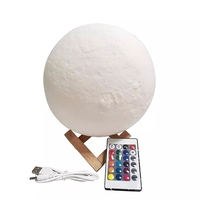 Lámpara de Luna que cambia, luz de luna, Usb, Control táctil, Multicolor, respetuoso con el medio ambiente