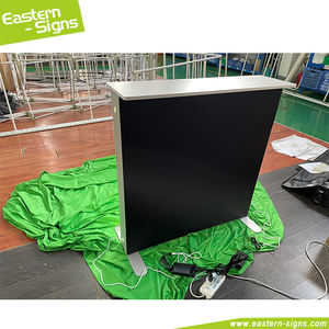 Contador de feria comercial de tela de tensión de caja de luz SEG ultralit y pionero portátil Diseño de mesa de mostrador de recepción promocional - Product Image 4