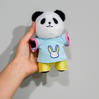 Collection universelle assise debout en peluche poupée Designer vêtements accessoires dessin animé jouet vêtements fabriqués séparément