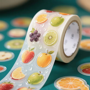 Paquete de Etiquetas Adhesivas con Logotipo Impreso Personalizado de Alta Calidad, Hoja de Etiquetas Brillantes, Autoadhesivas, Resistentes al Agua, de Vinilo, Troqueladas - Product Image 5