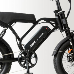 EU倉庫発 20インチ フルサスペンション スチールフレーム ファットタイヤ 電動アシスト自転車 成人向け 全地形対応 マウンテン/スノー/サンド オフロード 電動自転車 - Product Image 4