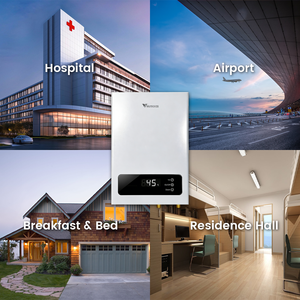 เครื่องทำน้ำอุ่นไฟฟ้าแบบไร้ถัง ขนาดใหญ่พิเศษ 12kw 18kw สำหรับบ้านทั้งหลัง ให้ความร้อนเร็วทันใจ เหมาะสำหรับห้องน้ำ - Product Image 4