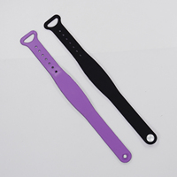 Bracelet NFC personnalisé avec logo, bracelet pour enfant bicolore, bracelet NFC programmable, bracelet de poignet pour les clubs/parcs aquatiques