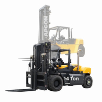 Chariot élévateur diesel tout-terrain certifié ISO 5T 6T 8T 9T 10T 11T 12T 13T 14T 15T 16T 18T 20T
