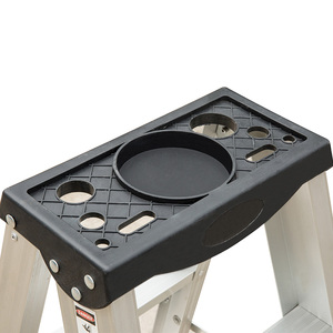 Échelle domestique en <span class=keywords><strong>aluminium</strong></span> à <span class=keywords><strong>5</strong></span> <span class=keywords><strong>marches</strong></span> Prix Échelle industrielle pliante en fibre de verre bon marché Échelle d'isolation électrique en fibre de verre - Product Image 5