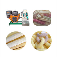 7 cetakan maize puffing makanan ringan mesin tabung padat puff jagung extruder