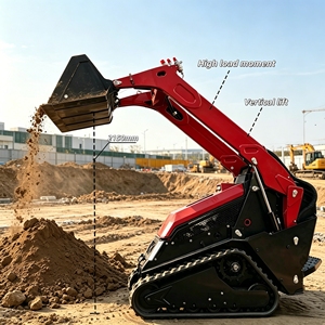 Minicargadora Compacta V1000 con Motor Diésel Kubota, Capacidad de Carga de 550 kg, Elevación <span class=keywords><strong>Vertical</strong></span>, Acoplador Rápido y Accesorios Hidráulicos - Product Image 6