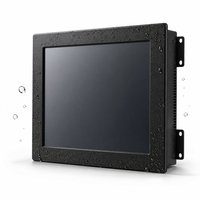 PC industriel tout-en-un à écran tactile sans ventilateur, étanche IP65, 12 pouces, pour montage en rack, ordinateur embarqué