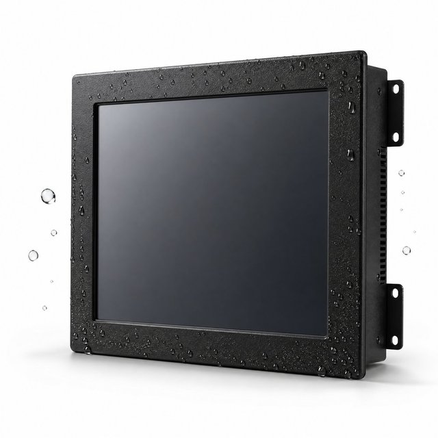 12 Inch IP65 Waterproof Fanless Industrial Touchscreen Panel PC All-in-One Rack Mount Embedded Computer