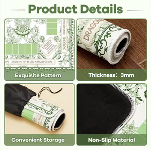 Tapis portable de luxe en caoutchouc naturel, résistant à l'eau et durable, pour plateau de Mahjong américain – Vente chaude - Product Image 2
