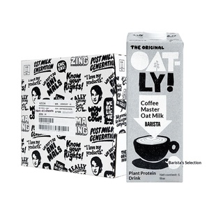 OATLY Bebida de Proteína Vegetal de <span class=keywords><strong>Leche</strong></span> de <span class=keywords><strong>Avena</strong></span> 1L*6 Cajas por Paquete, Ideal para Baristas, Espuma de <span class=keywords><strong>Avena</strong></span> para Uso Comercial en Cafeterías - Product Image 4