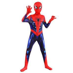Ensemble de costumes de super-héros pour Halloween Impression 3D Spiderman Cosplay Différents styles pour la fête comprend un composant supérieur - Product Image 2