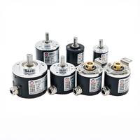 Encoder Rotatorio Magnético Absoluto de Alta Resolución RS485 Modbus 10-21Bit, Carcasa de Aleación de Aluminio, Múltiples Tamaños, Sensor de Posición