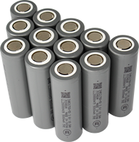 Batterie cylindrique rechargeable Li-ion Jionsun 21700 50E 3.6V 5000mAh à haute densité énergétique pour batterie externe DIY