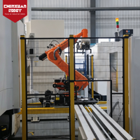Ligne de production robotisée efficace pour tambours de frein, robot de manutention sur rail pour l'automatisation de l'usinage CNC des tambours de frein automobiles