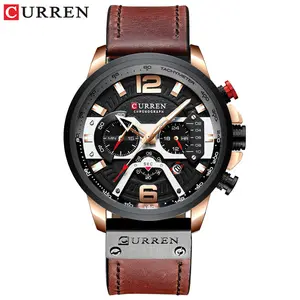2023 Hot New Curren 8329 Quartz Watches Br Brand Custom Automatic Luxury Wrist Mechanical Watch For Men
