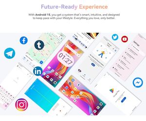 Smartphone Cubot <span class=keywords><strong>A40</strong></span>, Android 15, 12 Go de RAM + 256 Go de ROM, écran 6.88Hz de 120 pouces, octa-core, appareil photo 48MP, batterie 5100mAh, NFC,Face ID - Product Image 6